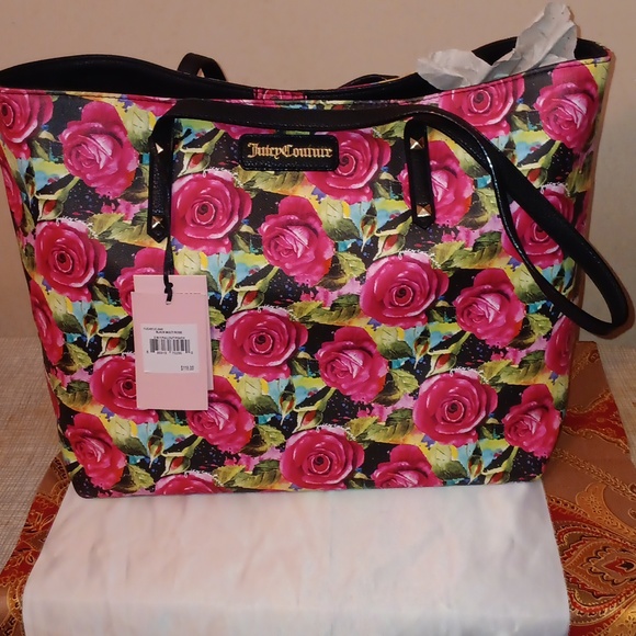 Juicy Couture Handbags - Juicy Couture Bags | Juicy 2 Bags in One! | Color: Black/Pink